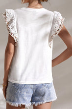 Load image into Gallery viewer, Oh Full Size Ruffled Round Neck Cap Sleeve Top
