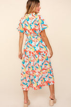 Load image into Gallery viewer, Haptics Full Size Tropical Floral Tiered Dress with Side Pockets