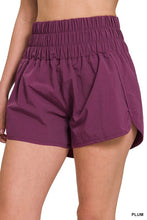 Load image into Gallery viewer, WINDBREAKER SMOCKED WAISTBAND RUNNING SHORTS