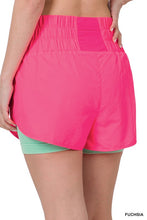 Load image into Gallery viewer, WINDBREAKER SMOCKED WAISTBAND RUNNING SHORTS