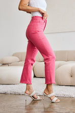 Load image into Gallery viewer, RFM Full Size Tummy Control High Waist Raw Hem Jeans