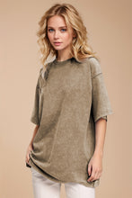 Load image into Gallery viewer, Basic Bae Round Neck Half Sleeve T-Shirt