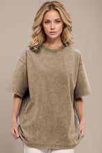 Load image into Gallery viewer, Basic Bae Round Neck Half Sleeve T-Shirt