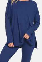 Load image into Gallery viewer, Zenana Full Size Brushed Microfiber Top and Leggings Lounge Set