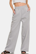 Load image into Gallery viewer, Zenana Round Neck Raglan Sleeve Top and Elastic Waist Pants Set