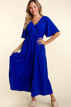Load image into Gallery viewer, Haptics Tiered Babydoll Maxi Dress with Side Pocket