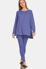 Load image into Gallery viewer, Zenana Full Size Brushed Microfiber Top and Leggings Lounge Set