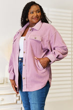Load image into Gallery viewer, Heimish Cozy Girl Full Size Button Down Shacket