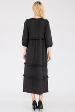Load image into Gallery viewer, Celeste Full Size Tiered-Ruffle Midi Dress