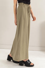 Load image into Gallery viewer, HYFVE Drawstring Washed Linen Maxi Skirt