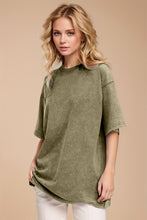 Load image into Gallery viewer, Basic Bae Round Neck Half Sleeve T-Shirt