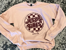 Load image into Gallery viewer, Jesus Vibes Retro Crewneck Sweatshirt