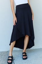 Load image into Gallery viewer, Ninexis First Choice High Waisted Flare Maxi Skirt in Black