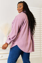 Load image into Gallery viewer, Heimish Cozy Girl Full Size Button Down Shacket