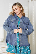 Load image into Gallery viewer, HEYSON Full Size Mineral-Washed Button-Down Denim Jacket