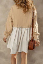 Load image into Gallery viewer, Round Neck Long Sleeve Mini Dress