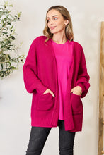 Load image into Gallery viewer, Zenana Full Size Waffle-Knit Open Front Cardigan