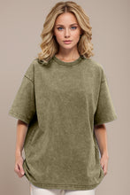 Load image into Gallery viewer, Basic Bae Round Neck Half Sleeve T-Shirt