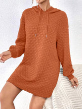 Load image into Gallery viewer, Drawstring Dropped Shoulder Oversized Hoodie
