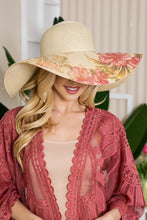 Load image into Gallery viewer, Justin Taylor Floral Bow Detail Sunhat