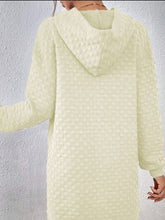 Load image into Gallery viewer, Drawstring Dropped Shoulder Oversized Hoodie
