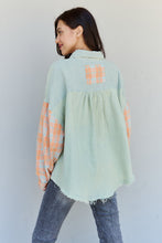Load image into Gallery viewer, POL Casual Outing Guaze Plaid Shacket