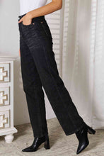 Load image into Gallery viewer, Judy Blue Tummy Control Washed Black Straight