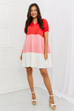 Load image into Gallery viewer, Culture Code My Only Wish Full Size Color Blocked Hooded Dress