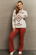 Load image into Gallery viewer, HEYSON Cozy Sunday Aztec Fuzzy Sweater