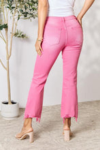 Load image into Gallery viewer, BAYEAS Frayed Hem Bootcut Jeans