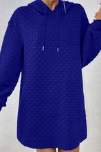 Load image into Gallery viewer, Drawstring Dropped Shoulder Oversized Hoodie
