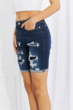 Load image into Gallery viewer, Judy Blue Lucy High Rise Patch Bermuda Shorts