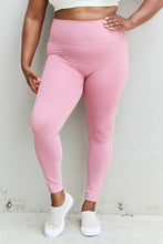 Load image into Gallery viewer, Zenana Fit For You Full Size High Waist Active Leggings in Light Rose