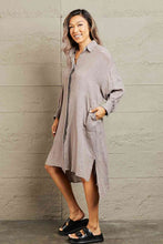 Load image into Gallery viewer, Petal Dew Hold Me Close Button Down Dress