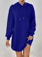 Load image into Gallery viewer, Drawstring Dropped Shoulder Oversized Hoodie