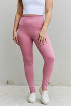 Load image into Gallery viewer, Zenana Fit For You Full Size High Waist Active Leggings in Light Rose