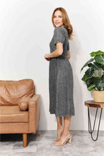 Load image into Gallery viewer, And The Why Full Size Washed Chambray Midi Dress
