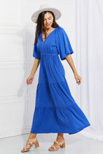Load image into Gallery viewer, Culture Code Full Size My Muse Flare Sleeve Tiered Maxi Dress