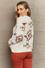 Load image into Gallery viewer, HEYSON Cozy Sunday Aztec Fuzzy Sweater
