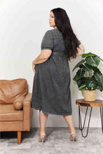 Load image into Gallery viewer, And The Why Full Size Washed Chambray Midi Dress