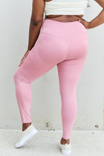 Load image into Gallery viewer, Zenana Fit For You Full Size High Waist Active Leggings in Light Rose