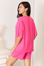 Load image into Gallery viewer, Basic Bae Full Size Soft Rayon Half Sleeve Top and Shorts Set