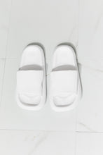 Load image into Gallery viewer, MMShoes Arms Around Me Open Toe Slide in White