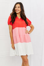 Load image into Gallery viewer, Culture Code My Only Wish Full Size Color Blocked Hooded Dress
