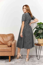Load image into Gallery viewer, And The Why Full Size Washed Chambray Midi Dress