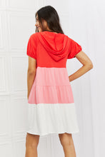Load image into Gallery viewer, Culture Code My Only Wish Full Size Color Blocked Hooded Dress