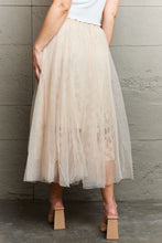 Load image into Gallery viewer, Ninexis Lace Flowy Midi Skirt