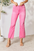 Load image into Gallery viewer, BAYEAS Frayed Hem Bootcut Jeans