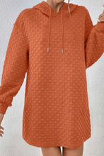 Load image into Gallery viewer, Drawstring Dropped Shoulder Oversized Hoodie