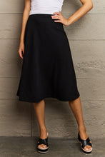 Load image into Gallery viewer, Ninexis Wide Waistband Knee Length Skirt